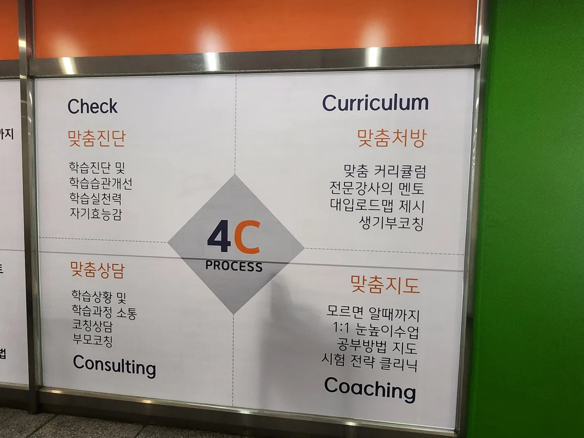 산본동 중등 수학학원 학습 공간 1